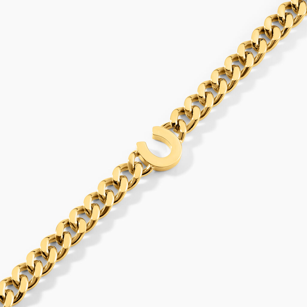 Bracelet Devy Acier Jaune -  Homme | Histoire d’Or