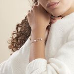 Bracelet Oria Argent Blanc Pierre De Synthese - Bracelets Femme | Histoire d&rsquo;Or