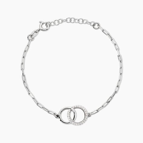 Bracelet Isabel Argent Blanc Oxyde De Zirconium - Bracelets Femme | Histoire d&rsquo;Or