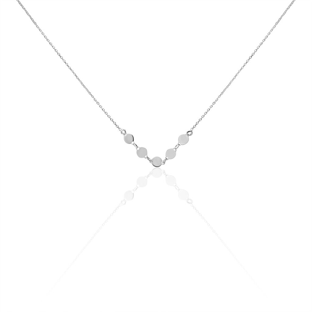Collier Poenui Argent Blanc - Colliers fantaisie Femme | Histoire d&rsquo;Or