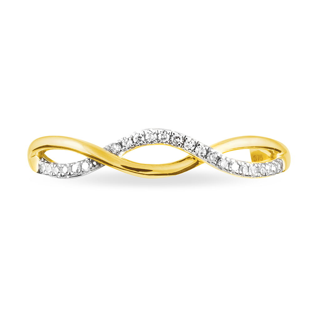 Bague Tilly Or Jaune Diamant - Bagues avec pierre Femme | Histoire d’Or