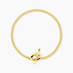 Bracelet Allure Argent Jaune - F&ecirc;te des m&egrave;res Femme | Histoire d&rsquo;Or