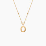 Collier Plaqu&eacute; Or Jaune Lettra - Bijoux sans pierre Femme | Histoire d&rsquo;Or