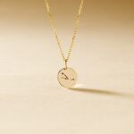 Pendentif Or Jaune Astraea Oxyde De Zirconium - Pendentifs Zodiaque Femme | Histoire d&rsquo;Or