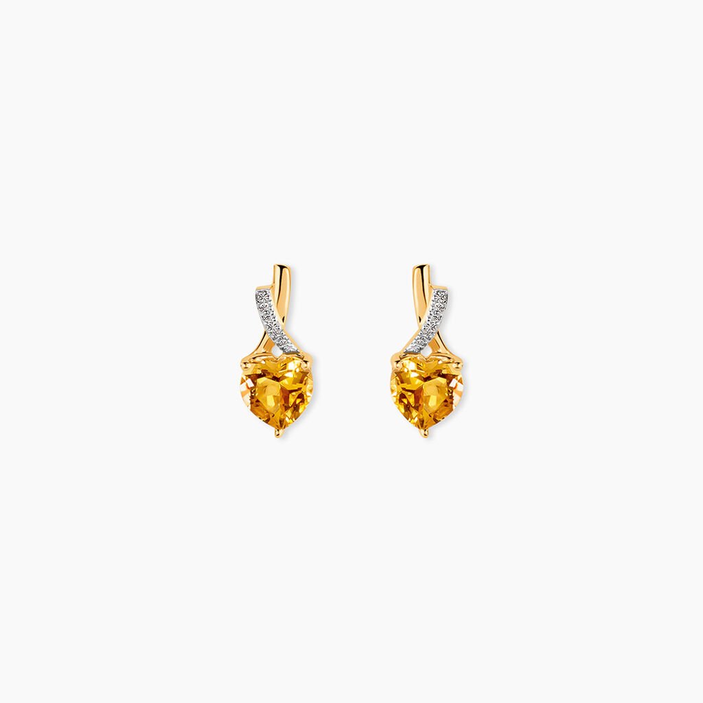 Boucles D'oreilles Puces Or Jaune Clothilde - Clous d'oreilles Femme | Histoire d&rsquo;Or