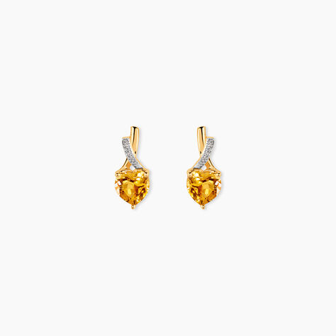 Boucles D'oreilles Puces Or Jaune Clothilde - Clous d'oreilles Femme | Histoire d&rsquo;Or