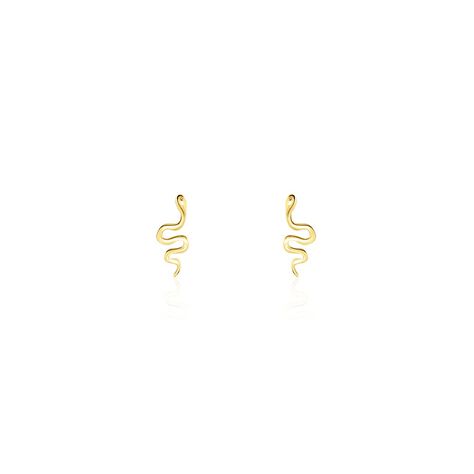 Boucles D'oreilles Puces Serafino Or Jaune - Clous d'oreilles Femme | Histoire d’Or