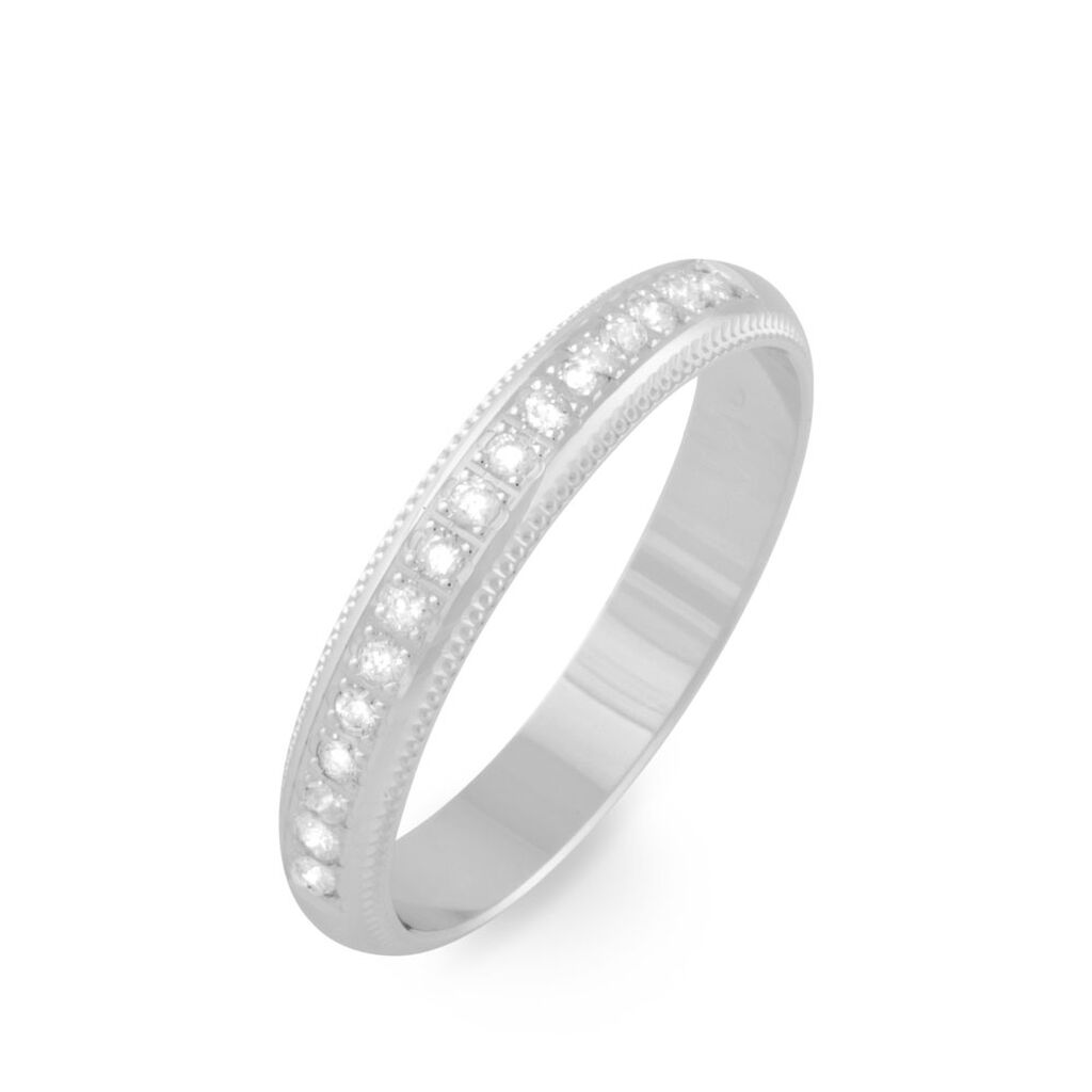 Histoire D Or Alliance Or Blanc Alliance Or Blanc Et Diamants - B7AFBDW639N • Histoire d'Or