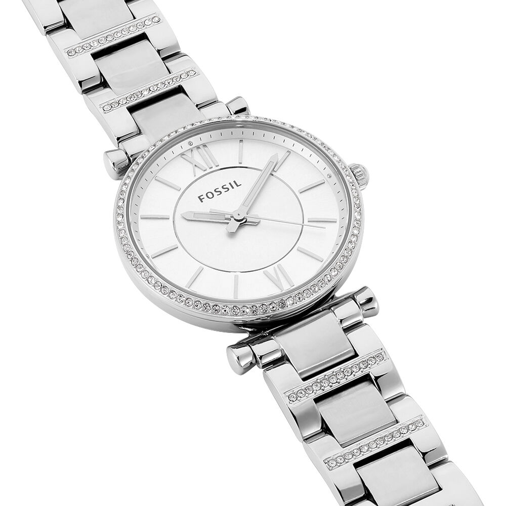 Montres Fossil ES4341 Acier Clip Strass Ronde Blanc Ronde - HIMFBQF0KM0 •  Histoire d'Or