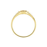 Bague Talisman Or Jaune Nacre Diamant - Bagues solitaires Femme | Histoire d&rsquo;Or