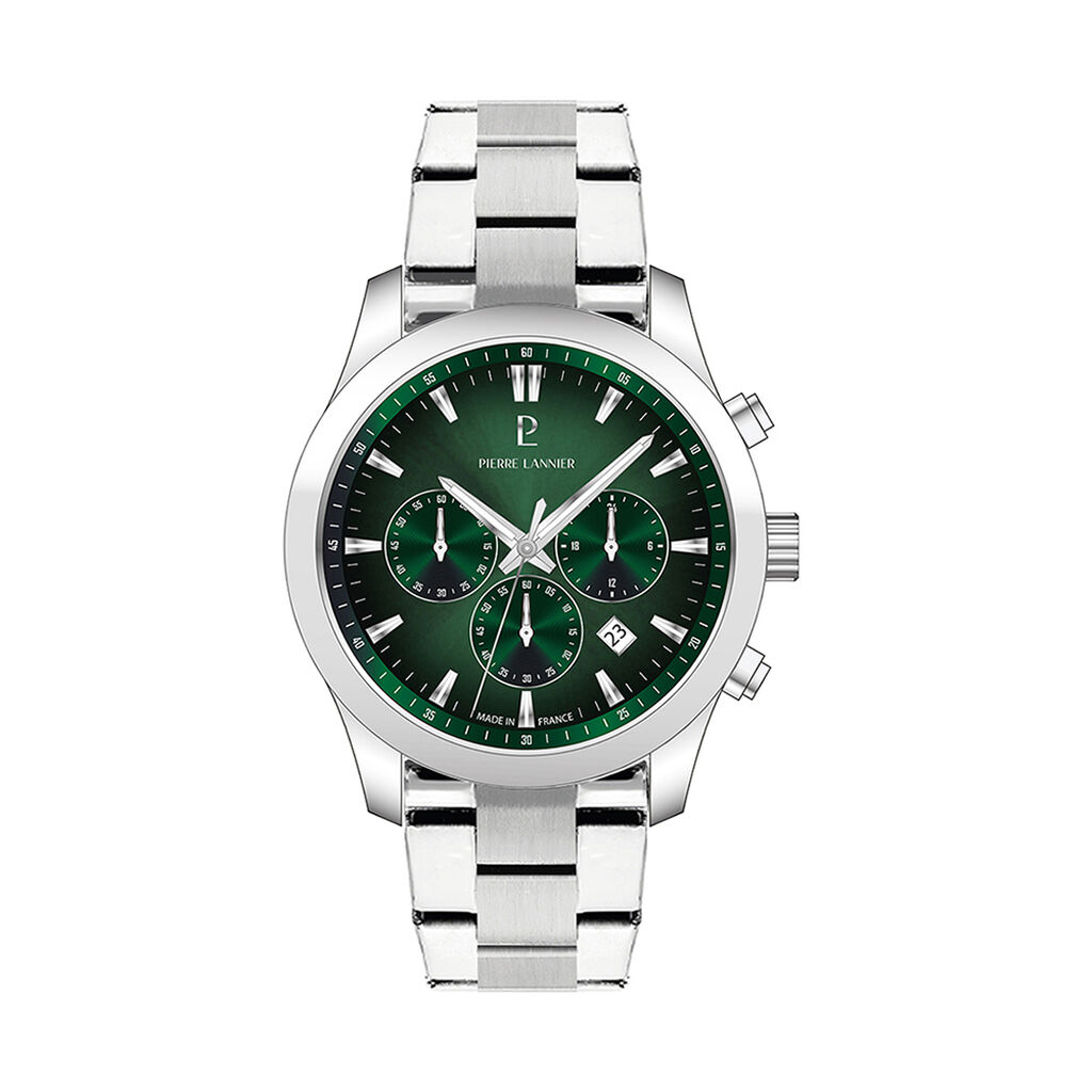 Montre Pierre Lannier Lannier Boulevard Vert - Montres Homme | Histoire d&rsquo;Or