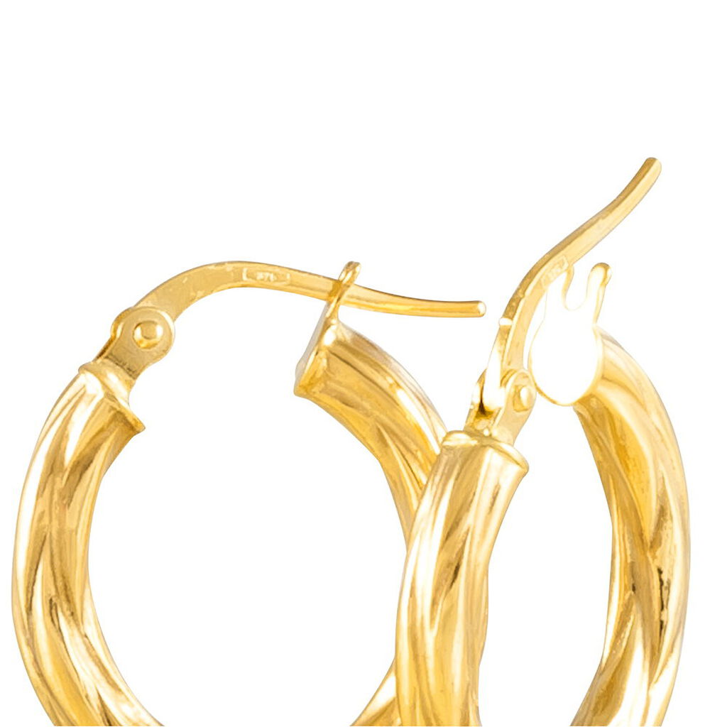 Cr&eacute;oles Anantha Or Jaune - Boucles d'oreilles cr&eacute;oles Femme | Histoire d&rsquo;Or