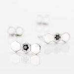 Boucles D'oreilles Pendantes Ondina Argent Blanc Oxyde De Zirconium - Boucles d'oreilles fantaisie Femme | Histoire d&rsquo;Or