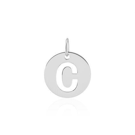 Pendentif Elio C Argent Blanc - Pendentifs Famille | Histoire d&rsquo;Or
