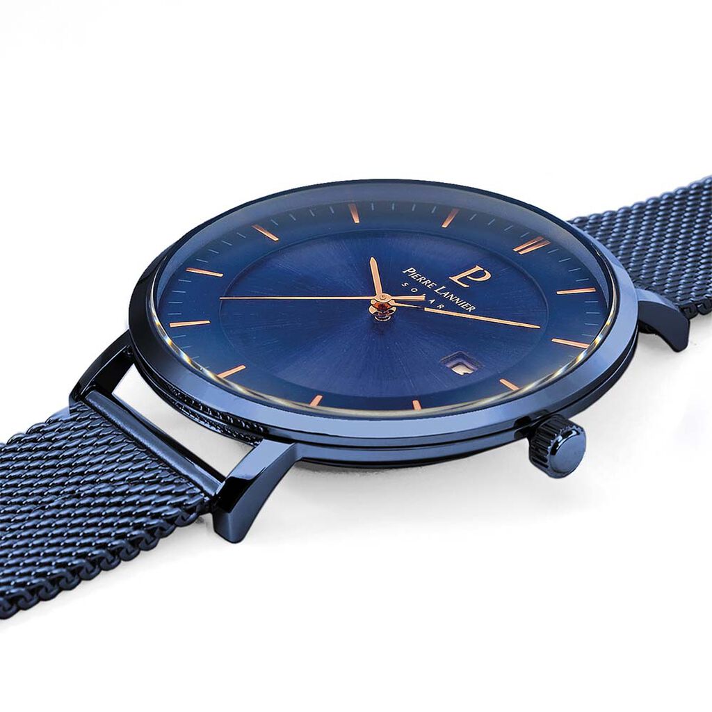 Montre Pierre Lannier Inti Bleu - Montres Homme | Histoire d&rsquo;Or
