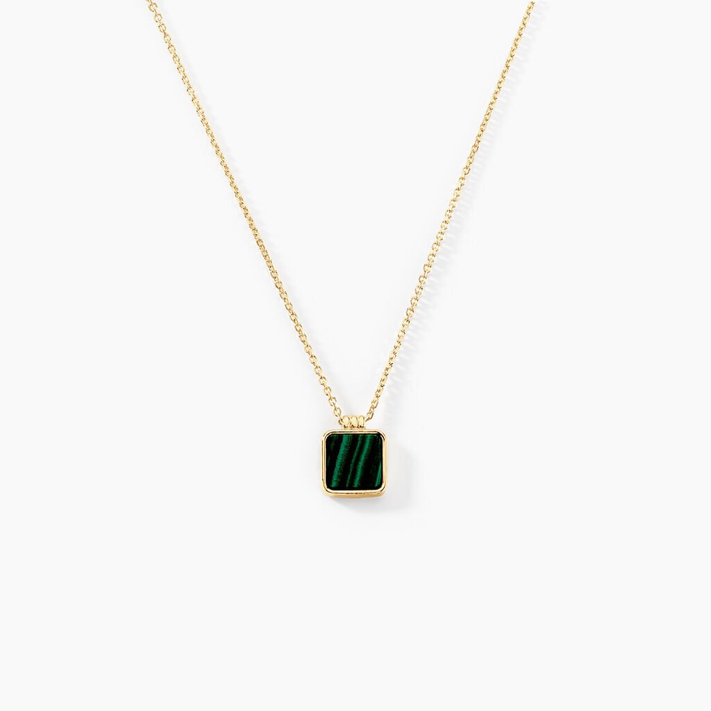 Collier Caron Or Jaune Malachite - Colliers Femme | Histoire d’Or
