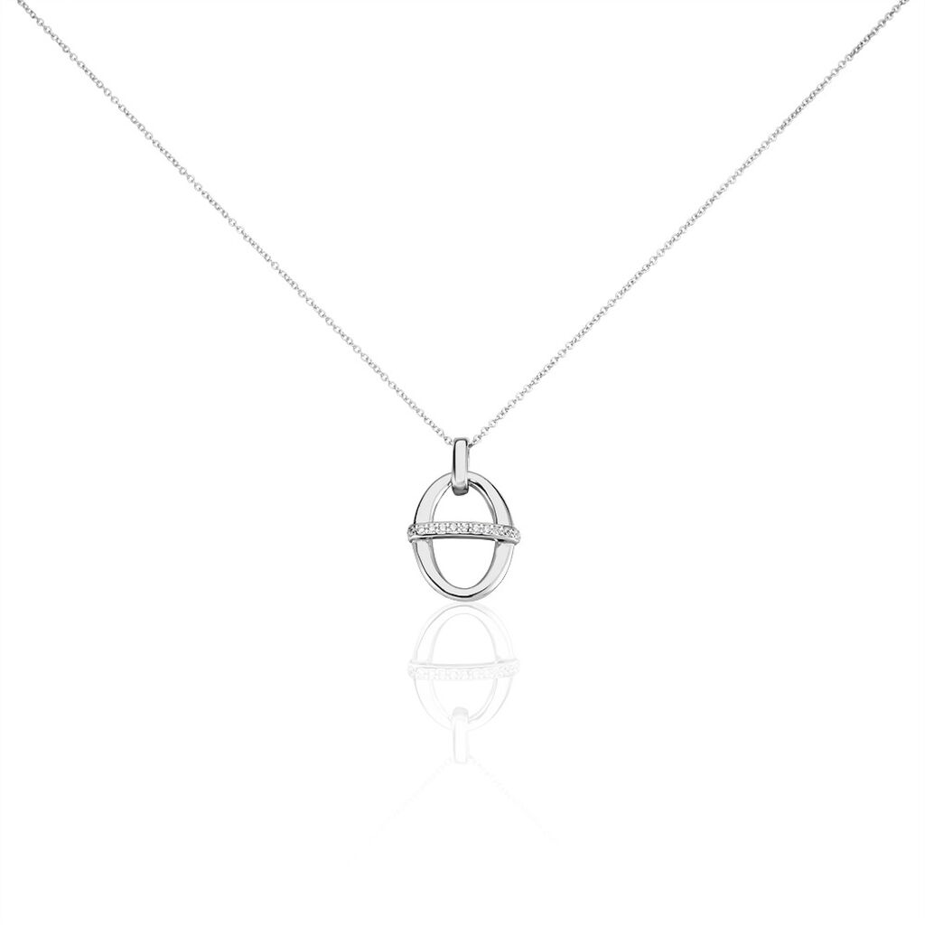 Collier Argent Sabri Oxydes De Zirconium - Colliers fantaisie Femme | Histoire d’Or