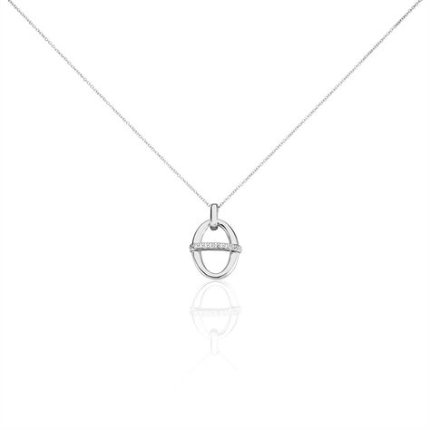 Collier Argent Sabri Oxydes De Zirconium - Colliers fantaisie Femme | Histoire d’Or