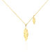 Collier Indian Nature Feuilles Or Jaune - Colliers Femme | Histoire d’Or