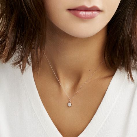 Collier Princesse Or Rose Diamant - Colliers Femme | Histoire d’Or