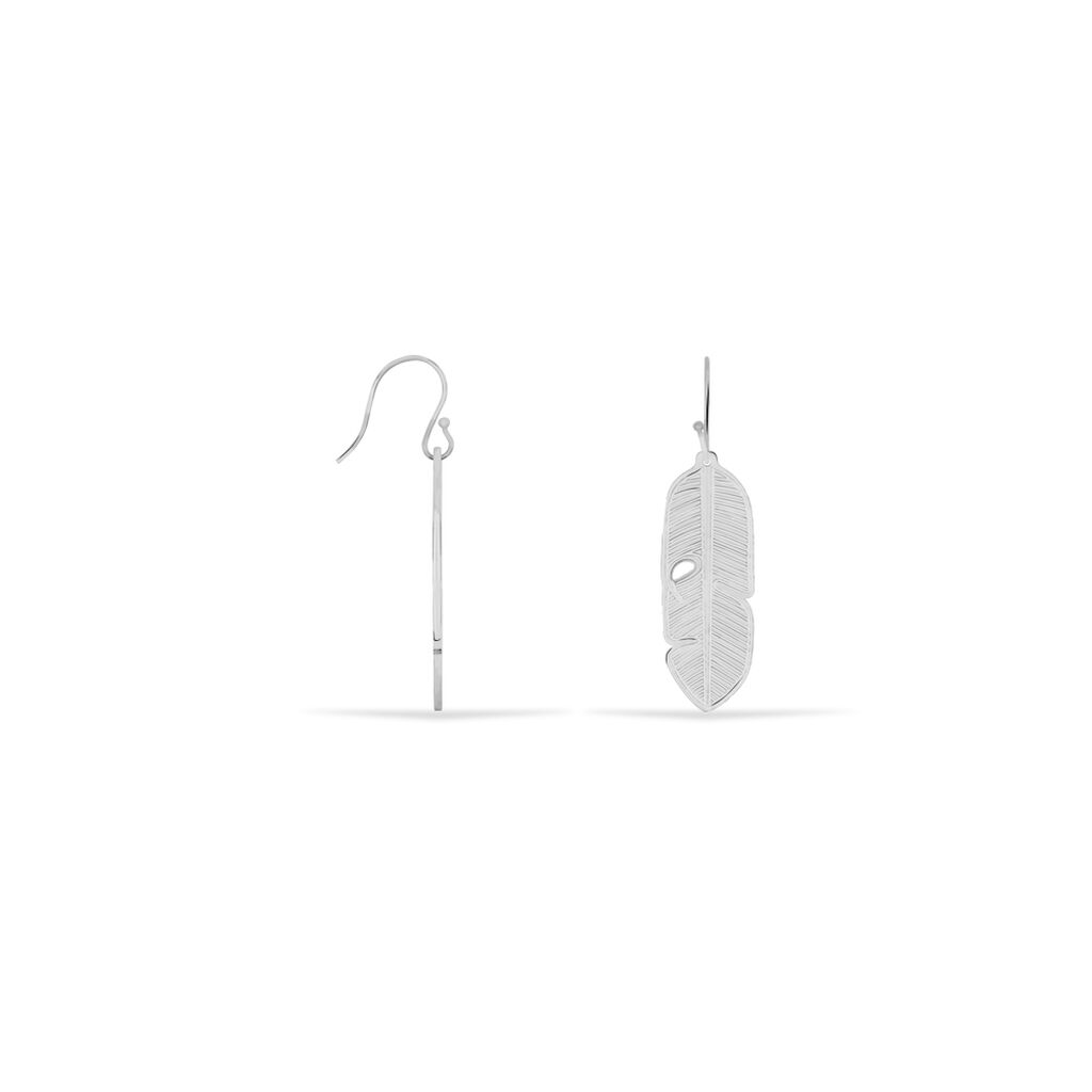 Boucles D'oreilles Pendantes Tia Acier Blanc - Boucles d'oreilles fantaisie Femme | Histoire d’Or