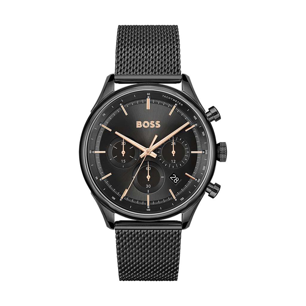 Montre Boss Gregor Noir - Montres Homme | Histoire d’Or