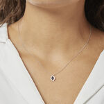 Collier Lydia Or Blanc Saphir - Colliers Femme | Histoire d&rsquo;Or