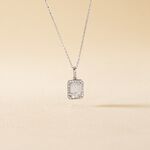 Collier Or Blanc Goulven Oxyde De Zirconium - Colliers Femme | Histoire d&rsquo;Or