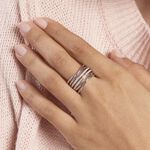 Bague Giseleae Or Blanc Diamant - Bagues avec pierre Femme | Histoire d&rsquo;Or