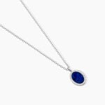 Collier Margot Argent Blanc Lapis Lazuli Oxyde De Zirconium -  Femme | Histoire d&rsquo;Or