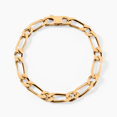 Bracelet Cameron Plaqu&eacute; Or Jaune - Bracelets cha&icirc;ne Femme | Histoire d&rsquo;Or
