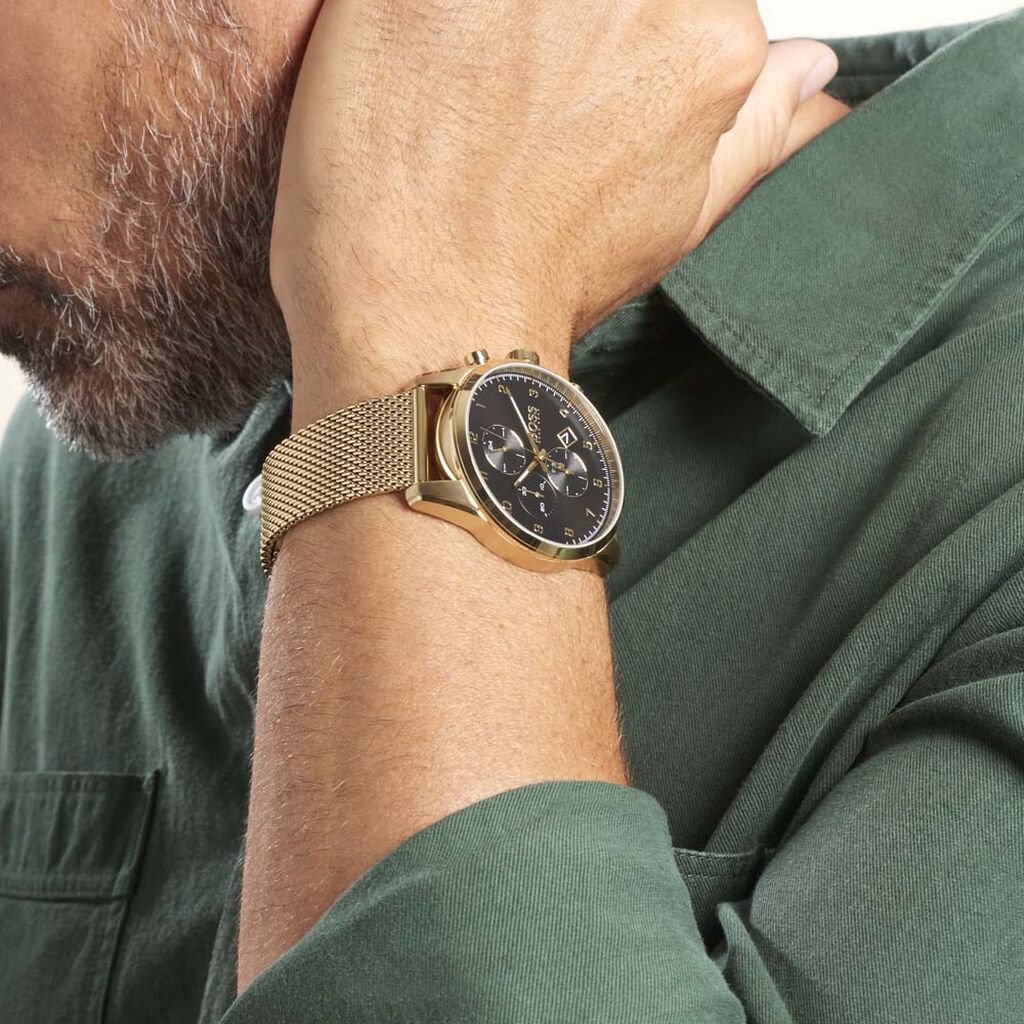 Montre Boss Skymaster Noir - Montres Homme | Histoire d’Or