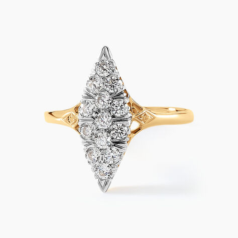 Bague Marchioness Or Jaune Oxyde De Zirconium - Bagues avec pierre Femme | Histoire d&rsquo;Or