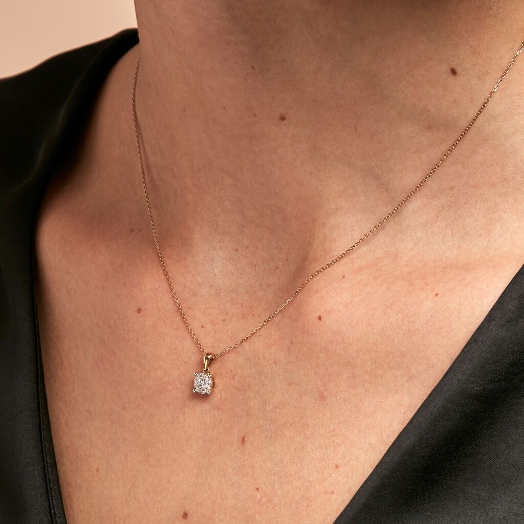 Collier Artemis Or Jaune Diamant - Colliers Femme | Histoire d’Or