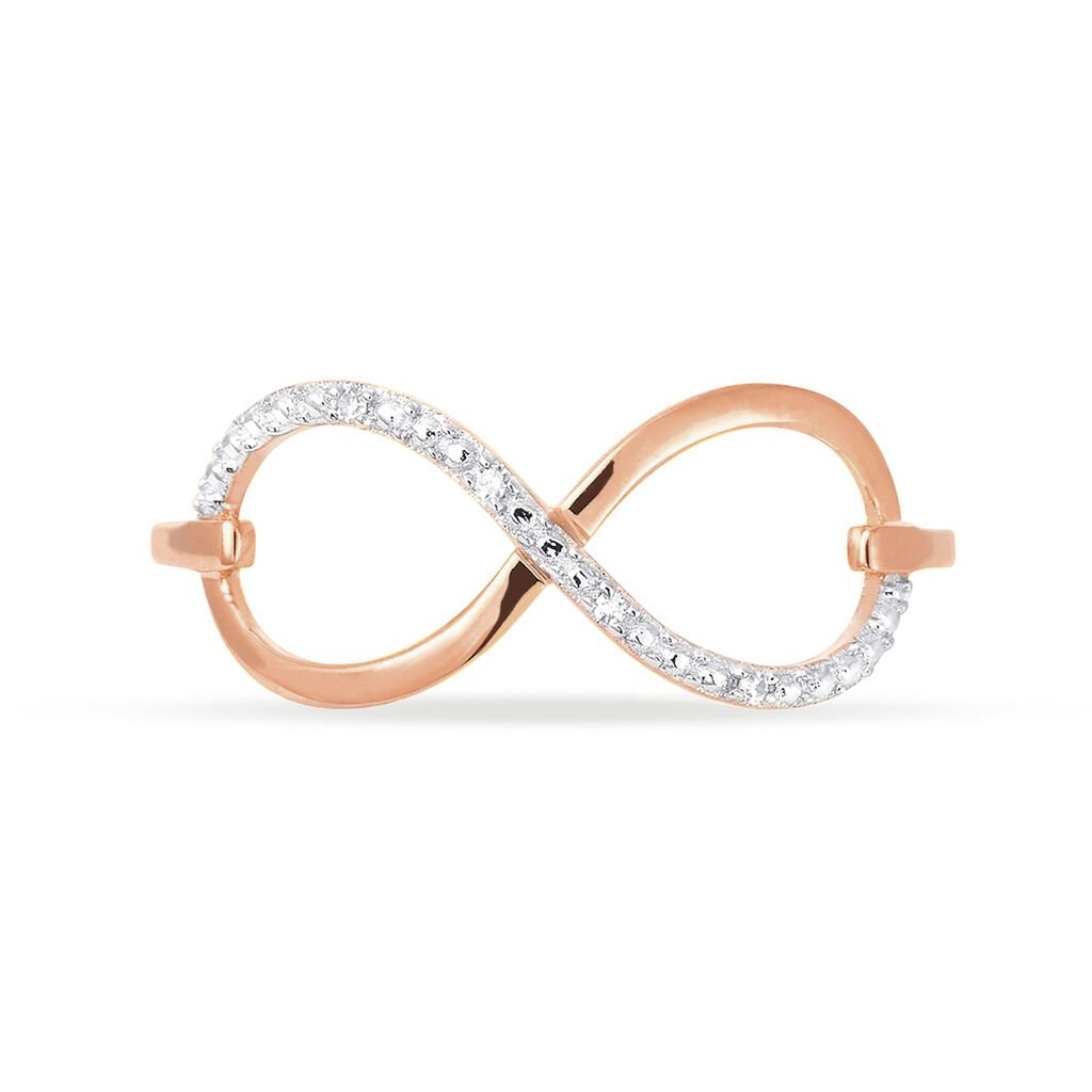 Bague Anais Or Rose Diamant - Bagues avec pierre Femme | Histoire d&rsquo;Or