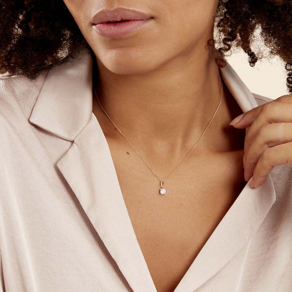 Collier Karlena Or Jaune Oxyde De Zirconium - Colliers Femme | Histoire d’Or
