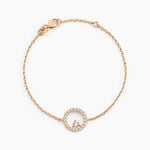 Bracelet Lila Plaqu&eacute; Or Jaune Oxyde De Zirconium - Bracelets Femme | Histoire d&rsquo;Or