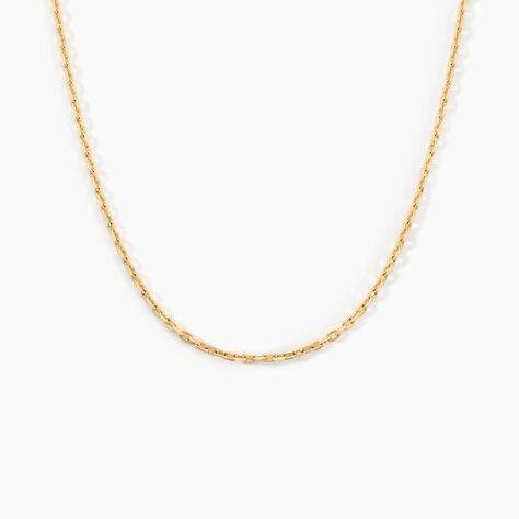 Cha&icirc;ne Keyssie Maille For&ccedil;at Diamant&eacute;e Or Jaune - Chaines Unisex | Histoire d&rsquo;Or