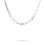 Collier Maille Argent Blanc Elae Maille Tresse