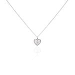 Collier Erina Argent Blanc Nacre Oxyde De Zirconium - Colliers fantaisie Femme | Histoire d&rsquo;Or