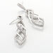 Boucles D'oreilles Pendantes Malika Argent Blanc Oxyde De Zirconium - Boucles d'oreilles pendantes Femme | Histoire d’Or
