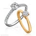 Bague Solitaire Fiona Or Jaune Diamant Synthetique - Bagues solitaires Femme | Histoire d’Or