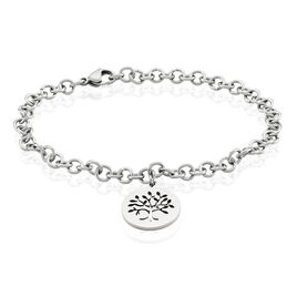 Bracelet Acier Blanc Ganet - Bracelets fantaisie Femme | Histoire d’Or