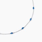 Collier Borya Argent Blanc Oxyde De Zirconium - Colliers fantaisie Femme | Histoire d&rsquo;Or