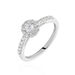 Bague Urbane Platine Blanc Diamant - Bagues solitaires Femme | Histoire d’Or