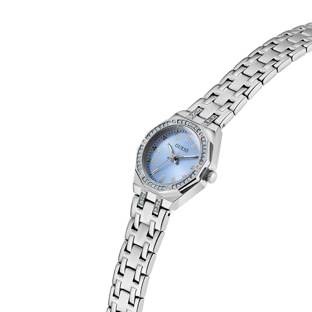 Montre Guess Pixie Bleu Sky - Id&eacute;es cadeaux Femme | Histoire d&rsquo;Or