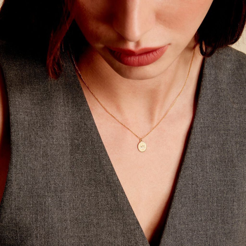 Collier Astrola Or Jaune - Colliers Zodiaque Femme | Histoire d’Or