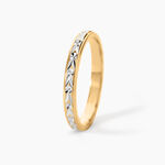 Alliance Mano Or Bicolore - Alliances Famille | Histoire d&rsquo;Or