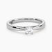 Bague Solitaire Iris Or Blanc Diamant - Bagues solitaires Femme | Histoire d&rsquo;Or