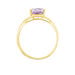 Bague Solitaire Armaelle Or Jaune Amethyste - Bagues solitaires Femme | Histoire d’Or